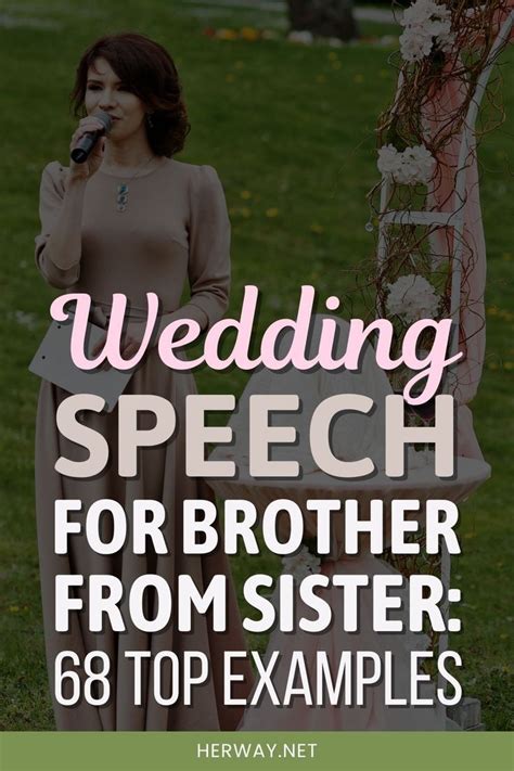 Wedding Speech For Brother From Sister 68 Top Examples Wedding