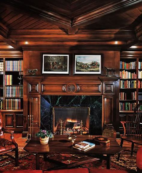 10 Famous Book Hoarders Home Libraries Home Fireplace Home