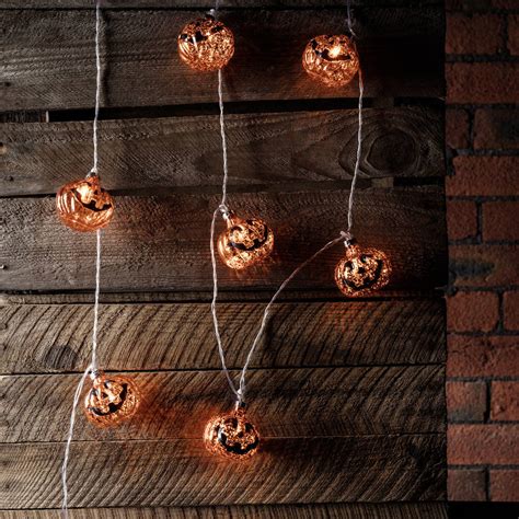 Halloween Pumpkin Bauble String Lights By Lights4fun
