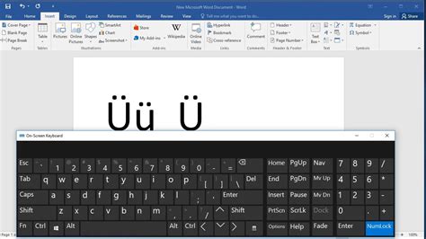 How To Type Letter U With Diaeresis Two Dots In Word How To Put