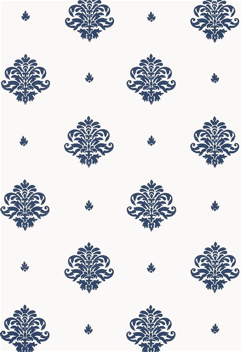 This Wallcovering Features A Small Scale Classic Damask Motif Which Is
