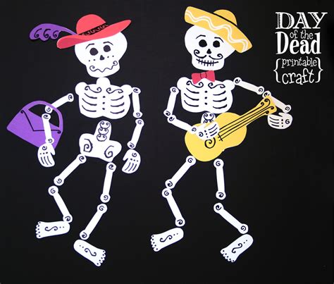 Day Of The Dead Printables Craft Todaysmama