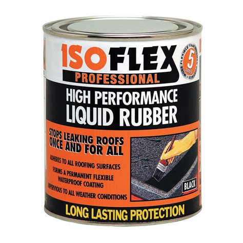 Isoflex Liquid Rubber Black Roof Sealant 425l Departments Diy At Bandq