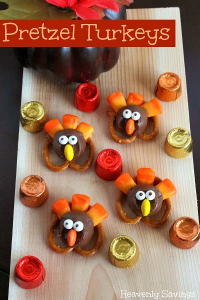Pretzel Turkeys Perfect Thanksgiving Treat
