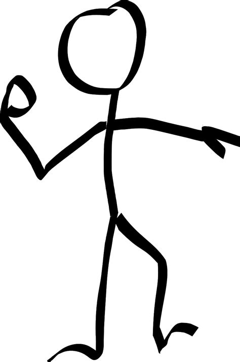 Stickman Stick Figure Matchstick Gráficos vectoriales gratis en Pixabay