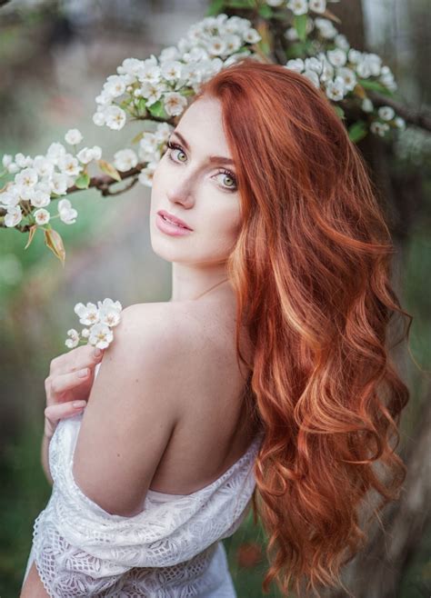 ⚜ romantique rose ⚜ red hair woman girls with red hair beautiful red hair