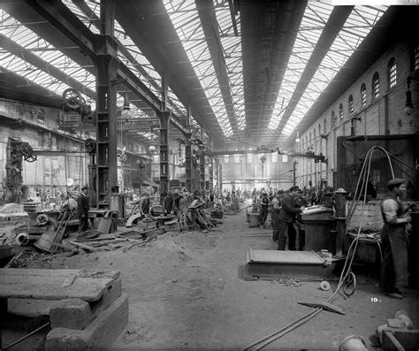 Brass Foundry At John Brown And Co Ltd Clydebank 1901 Royal Museums Greenwich
