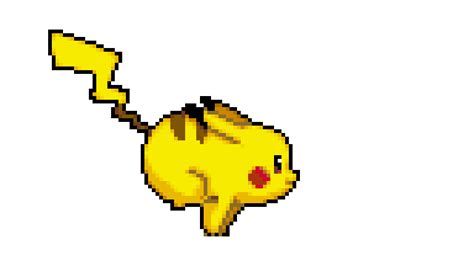 Pixilart Pikachu Running By Hoppy120