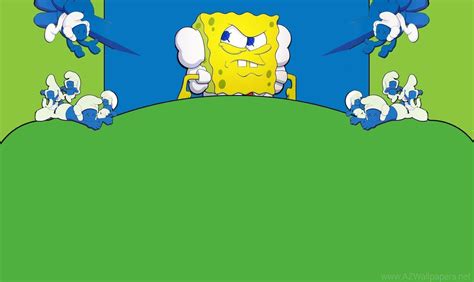 Kaws Smurfs And Spongebob Wallpaper Kolpaper Awesome Free Hd Wallpapers