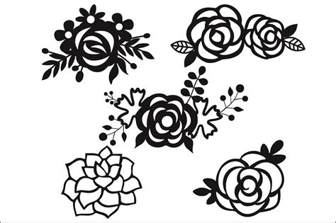 Free Rolled Flower Svg Png Free Svg Files Silhouette And Cricut