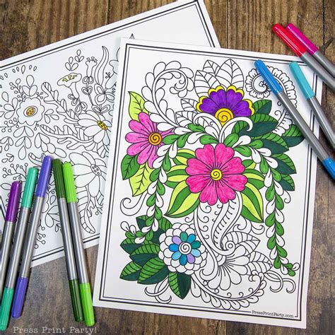 Coloring Pages Already Colored