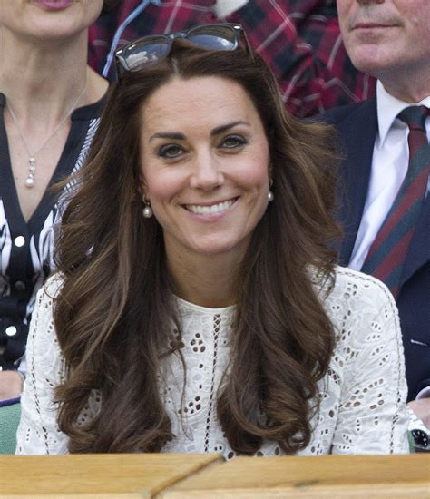 July 2 2014 Kate At Wimbledon Royal Hairstyles Duchess Catherine Princess Kate