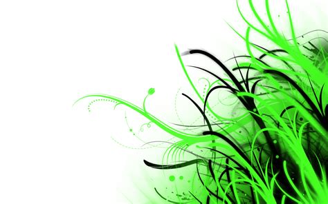 Abstract Wallpaper Green And White By Phoenixrising23 On