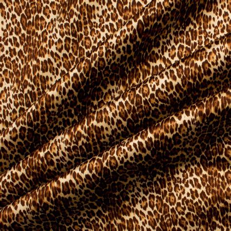 Leopard Printed Stretch Cotton Prints Cotton Fabric