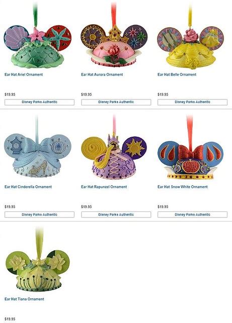 Flickriver Photoset Disney Parks Ear Hat Ornament Collection