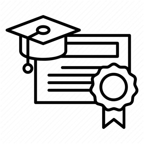 Certificate Education Graduation School Student Study University