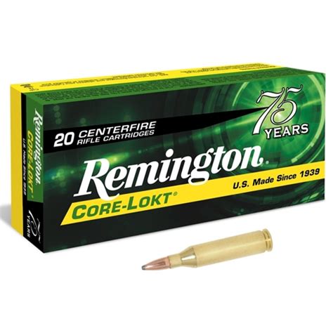 Remington 65 Creedmoor Centerfire Rifle Ammunition 140 Grain Psp Core