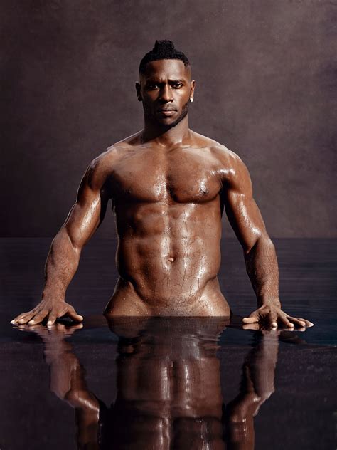 Staying Strong Off The Field Body Issue 2016 Antonio Brown Behind
