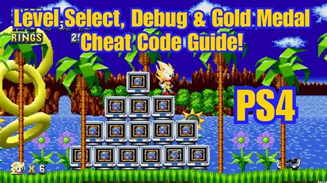Sonic Mania And Sonic Mania Plus Ps4 Level Select Debug Mode And Gold