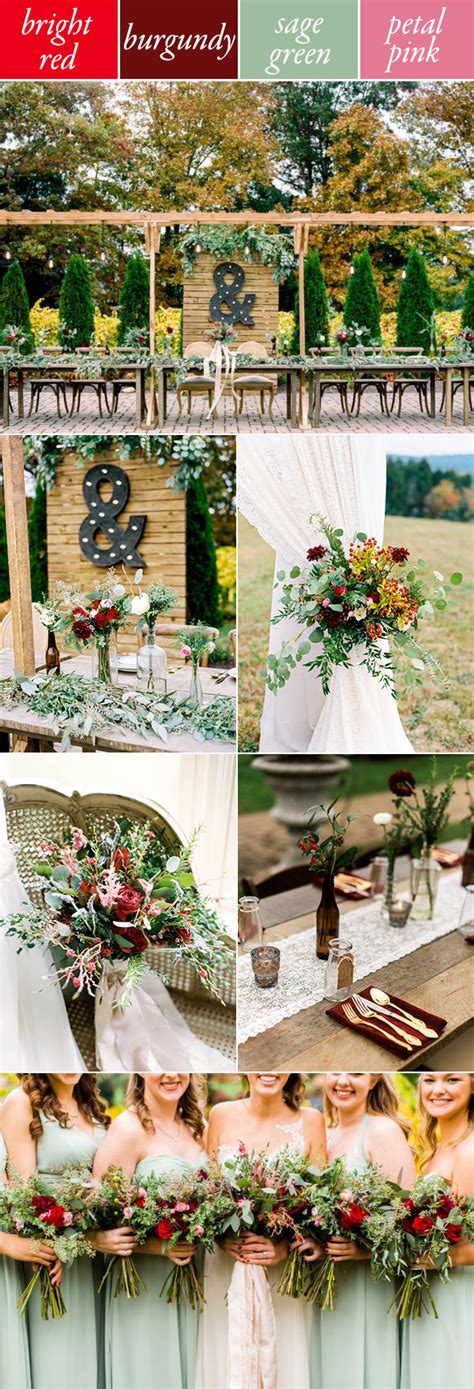 5 Gorgeous Fall Wedding Color Palettes Junebug Weddings
