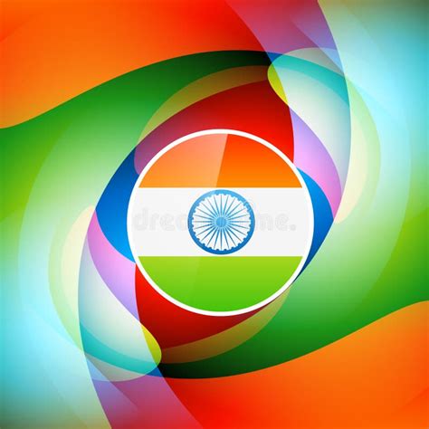 Stylish Indian Flag Background Stock Vector Illustration Of Green