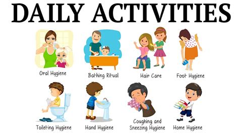 Daily Activities For Kids Good Habits For Kids Educational Videos