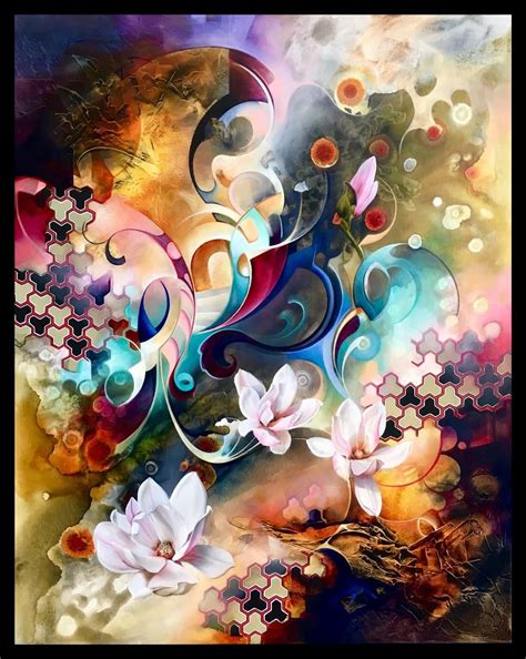 Magnolias Forever By Amytea On Deviantart Arte Abstrata Colorida