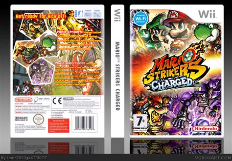 Mario Strikers Charged Wii Box Art Cover By Spark7600gs