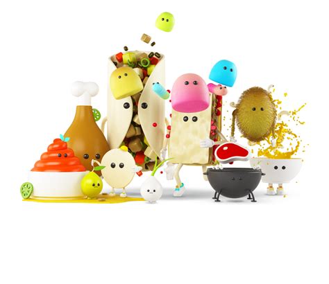 An Assortment Of Food Items Are Displayed On A White Surface With Sprinkles