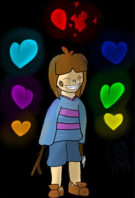 Frisk And Souls By Thedeadoneao3 On Deviantart