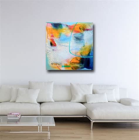 Large Abstract Print Giclee Print Wall Art Canvas Print From