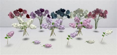 Garden Breeze Sims 4 — Lilac Mini Set For Sims 4 By Pocci This Set