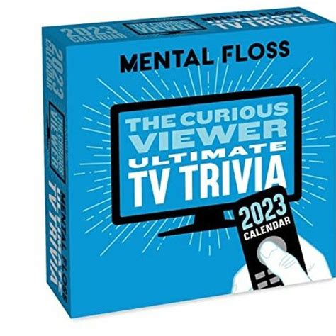 stream cvd the curious viewer 2023 day to day calendar ultimate tv trivia by mental floss