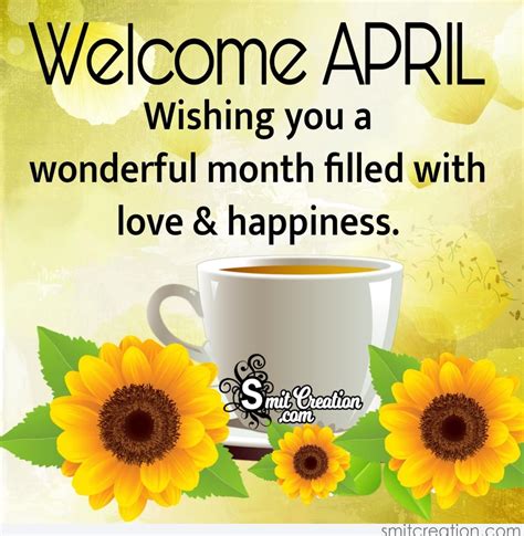 Welcome April Wishes