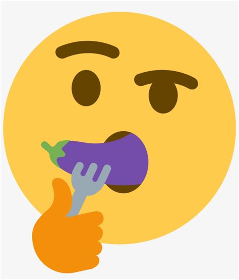 Eating Eating Eggplant Emoji 2048x2048 Png Download Pngkit