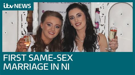 First Same Sex Marriage Takes Place In Northern Ireland During Lgbt History Month Itv News