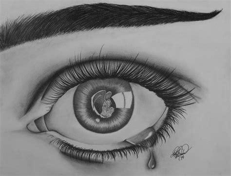 Looking Death In The Eye Drawing By Scott Mcintire