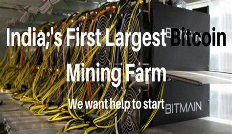 Bladetec, a company set up in the early 2000s that has supplied. India First largest Bitcoin Mining Farm - Impactguru