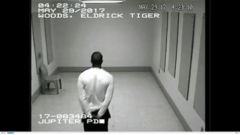 Tiger Woods Jail Video Released After Dui Arrest
