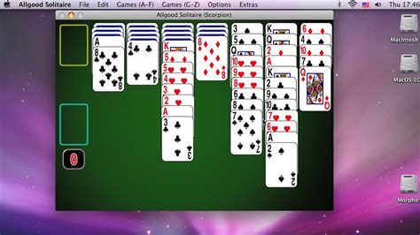 Apple Macintosh Longplay Allgood Solitaire Scorpion Youtube