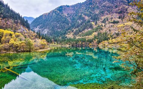 Jiuzhaigou Valley National Park Wallpapers Wallpaper Cave