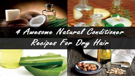 4 Awesome Natural Conditioner Recipes For Dry Hair
