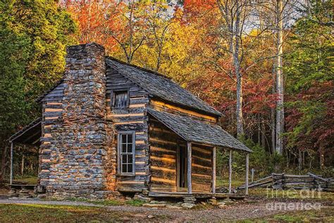 John Olivers Cabin In Great Smoky Mountains Photograph Smokey