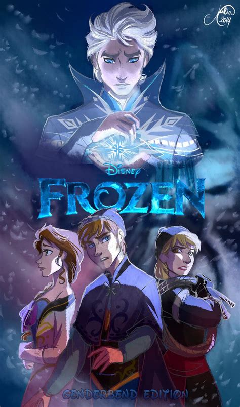 Frozen Genderbend Movie Poster By Juliajm15 On Deviantart Disney Art
