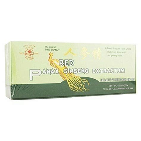 Prince Of Peace Red Panax Ginseng Extractum 30 Vials 785923407166 Ebay