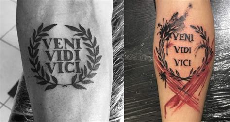 30 Veni Vidi Vici Tattoo Ideas And Designs With Meaning
