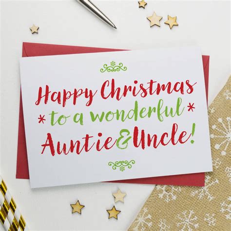 wonderful aunt auntie aunty and uncle card etsy