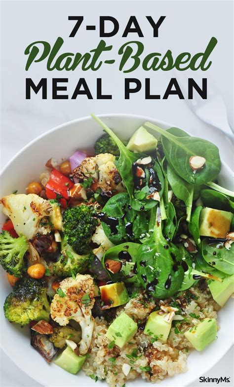 Our meal plans can help. 7-Day Plant-Based Meal Plan | Clean eating vegetarian ...