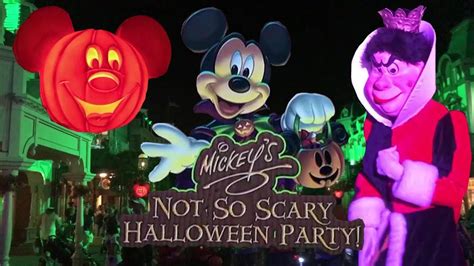 Mickeys Not So Scary Halloween Party Walt Disney World Magic Kingdom