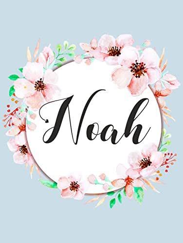 Noah Name Wall Decor T Art Letters Monogram Unframed